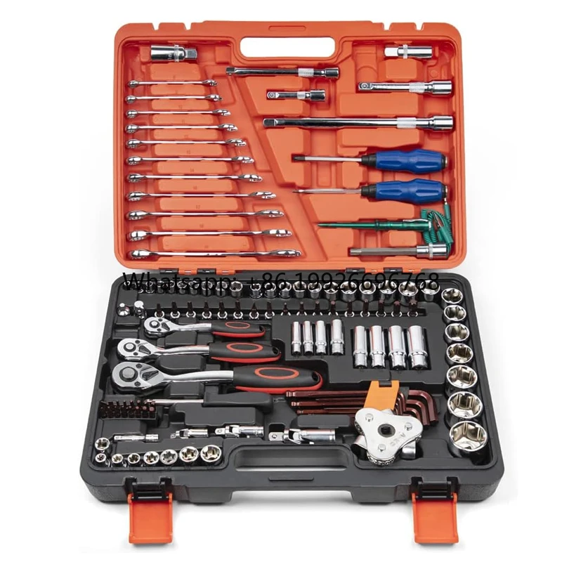 

121pcs Auto Mechanic Socket Tool Kit Car Repair Tool Socket Wrench Set with Batch Head Ratchet Torque Socket Spanner Screwdriver