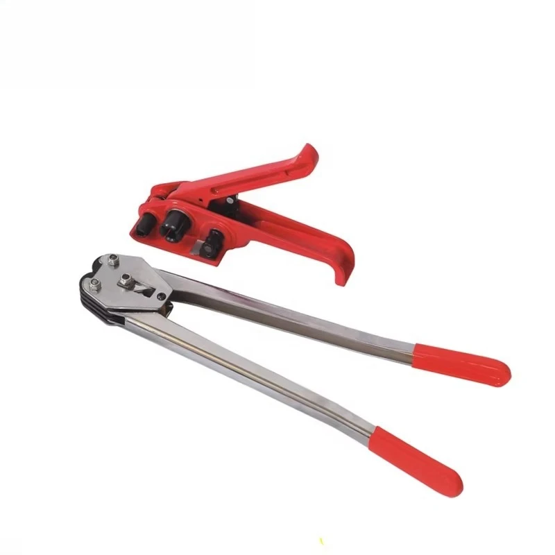 Heavy   Strapping Tensioner  Cutter Strapping Sealer for 5/8 -3/4 Width PP PET Strap Manual Banding Tool