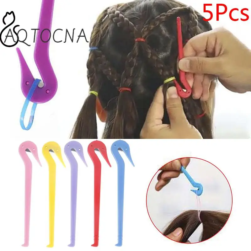 5PCS Not Hurt Hair Hair Bands Rubber Cutter Disposable Rubber Band Remover Tool Durable Salon Headwear Cut Knife Accessories