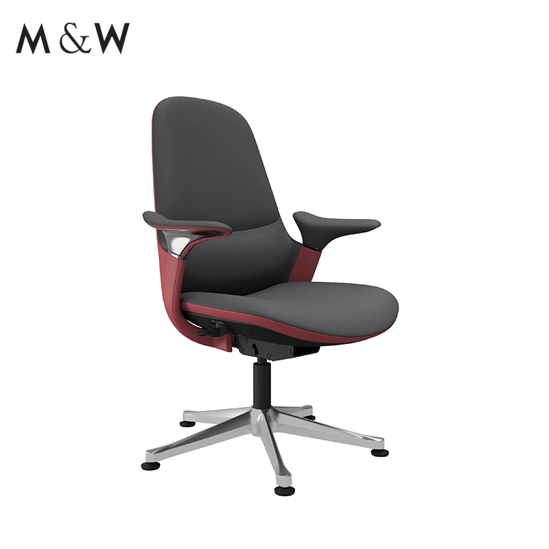 

июля003 M&W Заводской производитель Стул для обучения персонала Массажный офисный кожаный офисный стул с высокой спинкой
