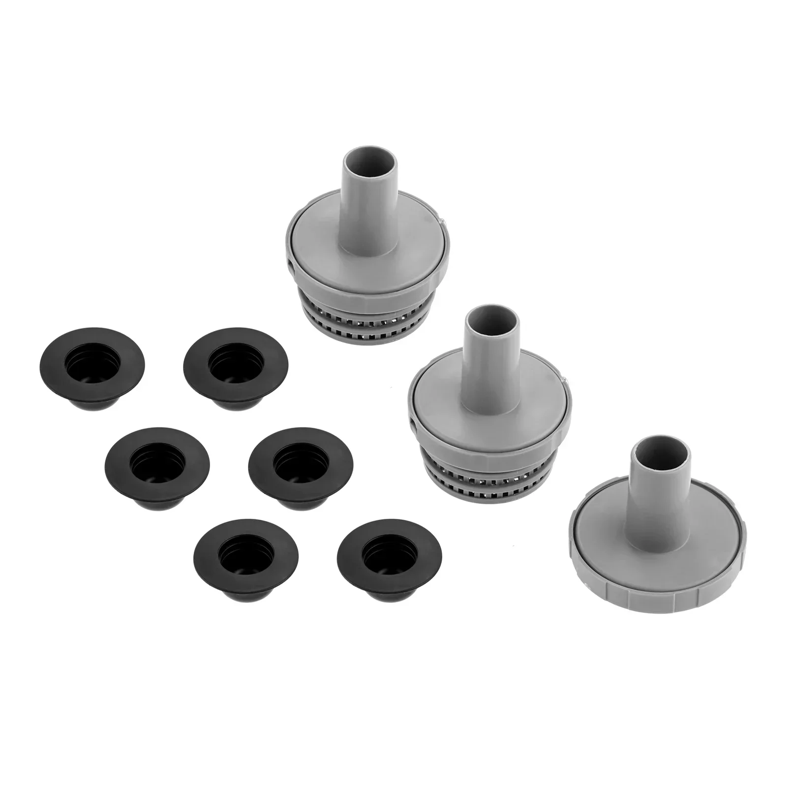 

1 Set Swimming Pool Connectors for Intex 25022E Above Ground 1.25" Pool Inlet Nozzle Water Jet Connector Replacement Parts Kit