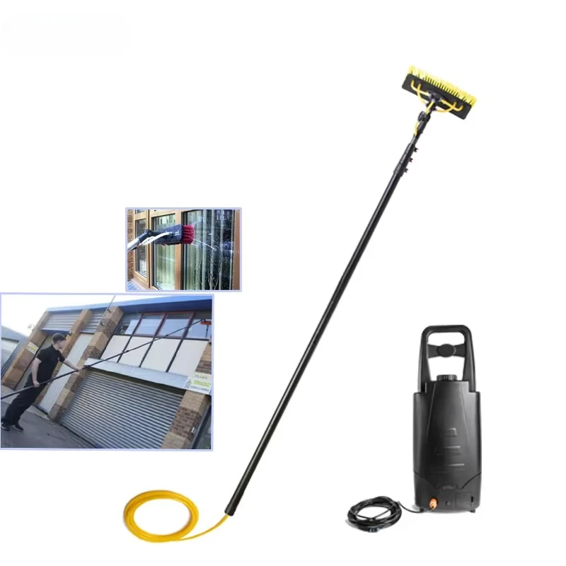 

Customized 45ft 72ft 3K Telescopic Carbon Fiber Poles Pure Water System Window Cleaning With Water Fed Pole Brush