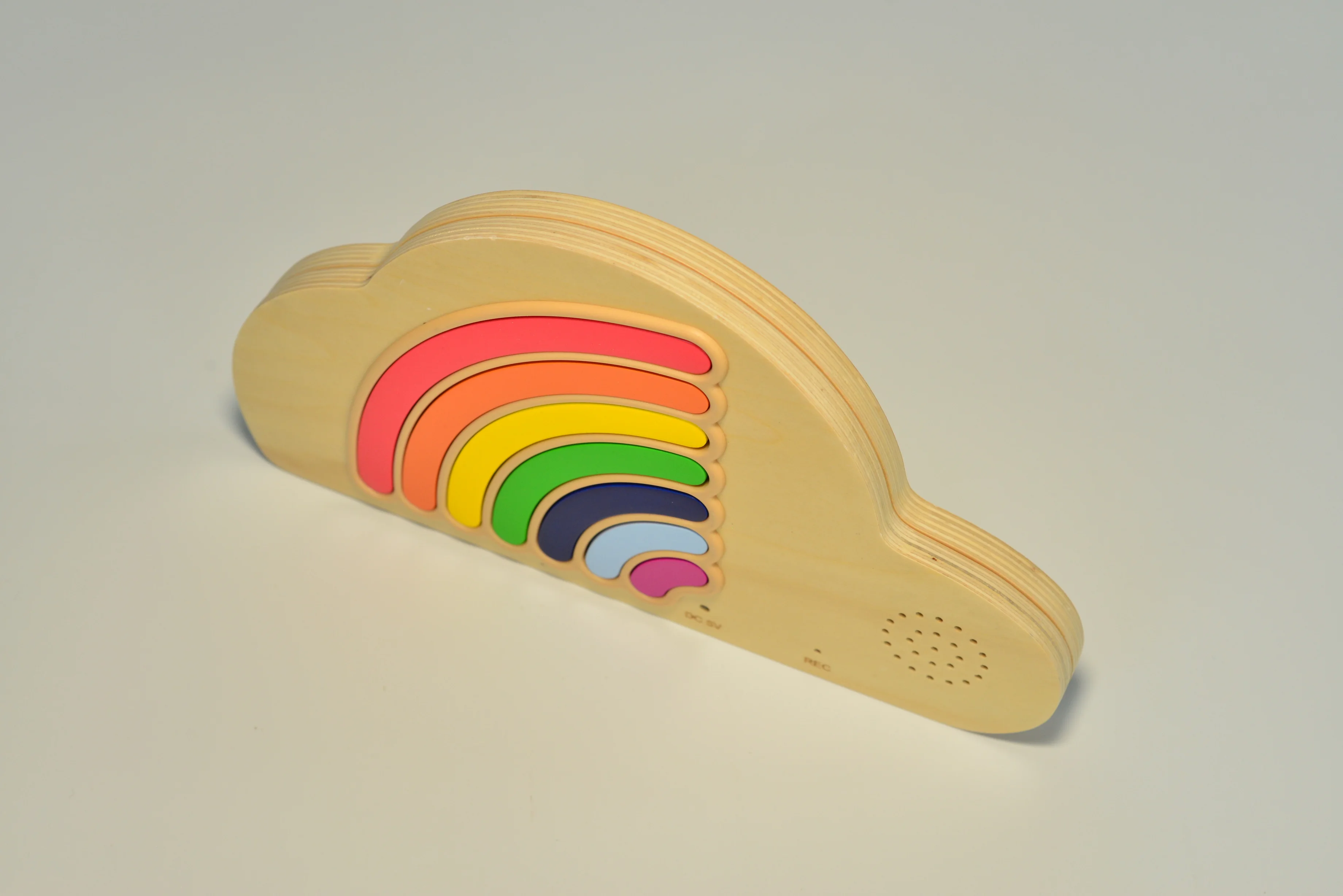 TOG Wooden Rainbow Recordable Board | Sensory Early Education, Puzzle Logic & Fun Kids Toy