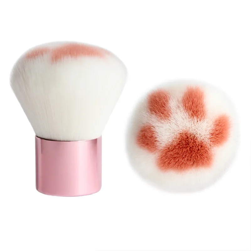 Escova de maquiagem Cat Claw Pó de beleza Face Blush Escova de fundação profissional Cosméticos grandes Escova de maquiagem Soft Make Up