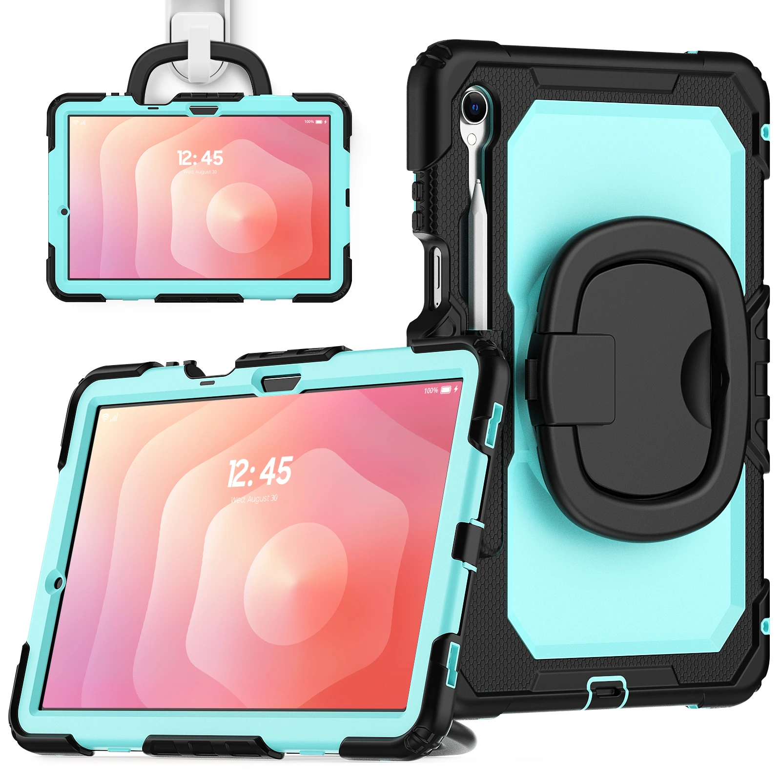 

Бронированный чехол для Samsung Galaxy Tab S11, 11-дюймовый Wi-Fi SM-X730 5G SM-X736B SM-X736, гибридный чехол с подставкой для рук, противоударный чехол