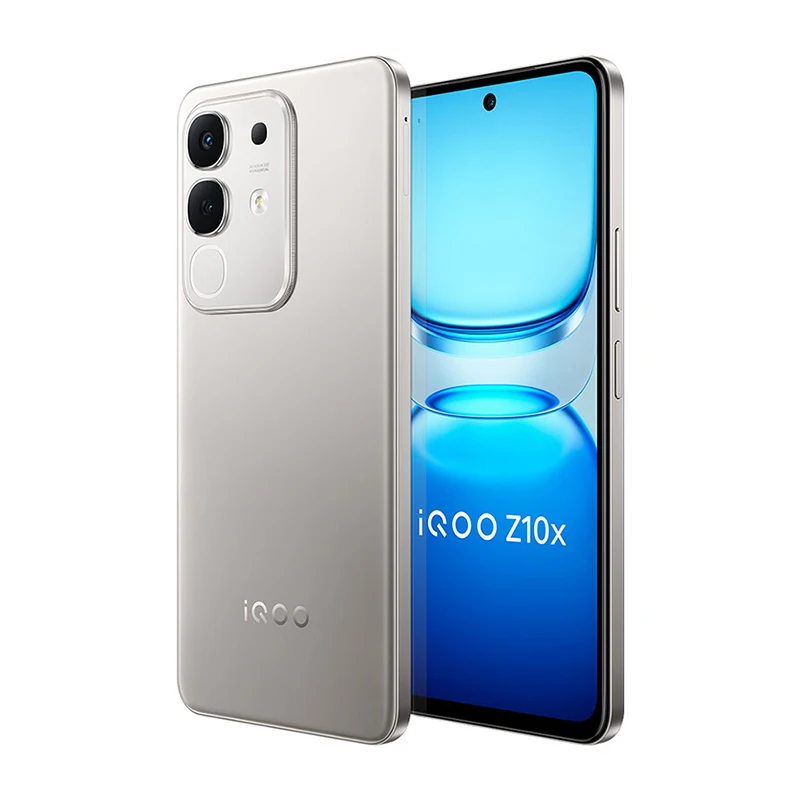 الأصلي Vivo Iqoo Z10X الهاتف المحمول الأبعاد 7300 أندرويد 15.0 OTA 6.72 "LCD 120HZ 50.0MP كاميرا 44 واط تهمة 6500 مللي أمبير بطارية