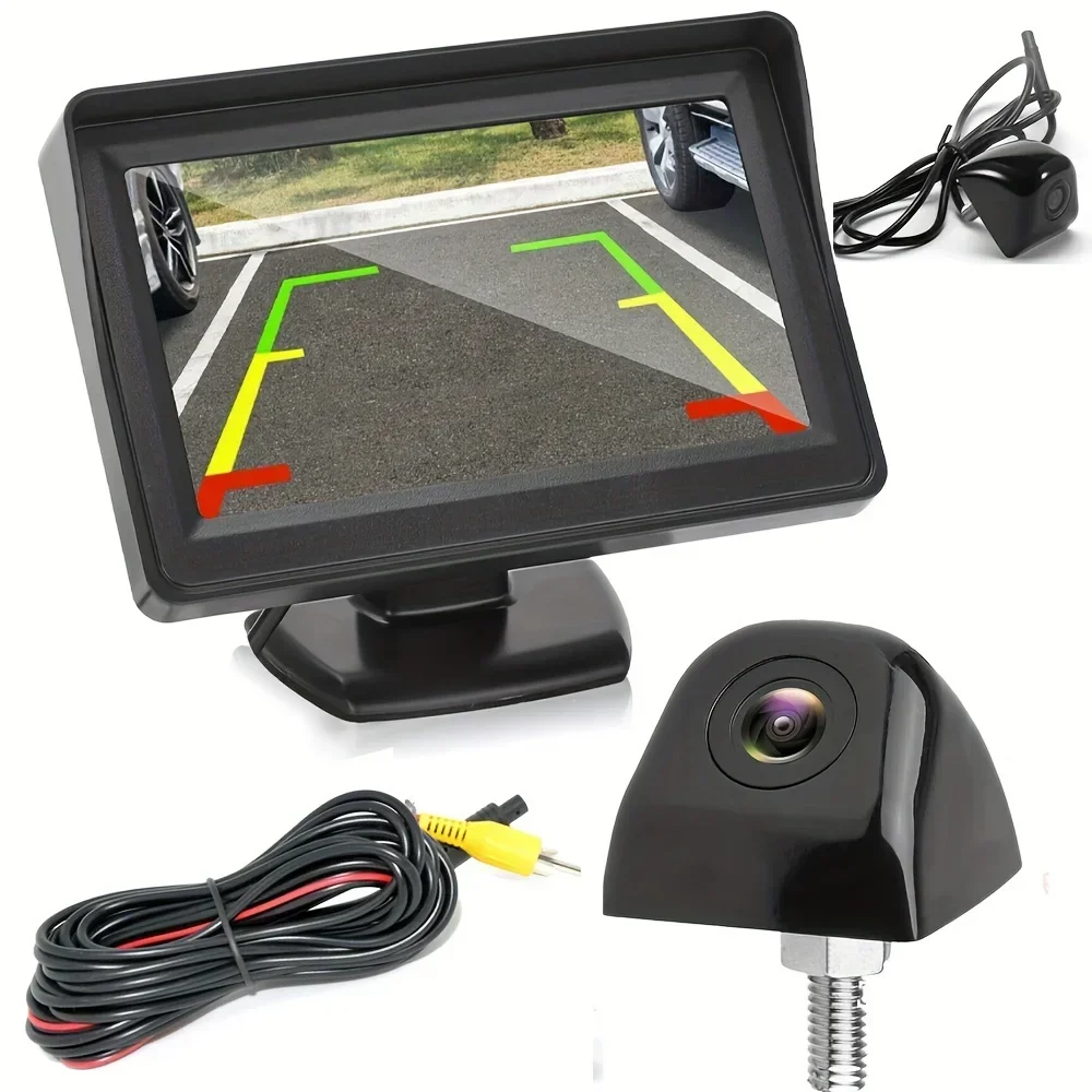 

4.3 Inch Display 4pin Back up Camera Rear view for Car Monitor Backup Camera for Car Truck 12V Reversing Pickup