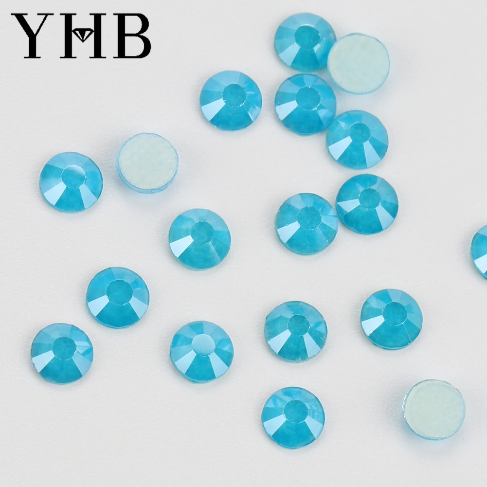 YHB Y134M~Y139M High Quality Crystal Electric Flatback Hotfix Rhinestones For Shoes Bags Garment Decoration DiY