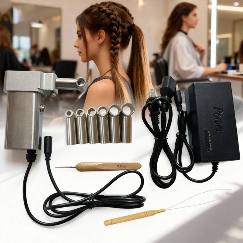 

6-16mm Automatic Crochet Hair Braiding Machine For DIY Dreadlocks Braids Twisting Tool Hair Styling Equipment For Wig Extension