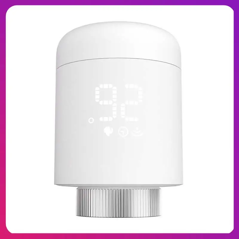 

ABKL-1 шт. Tuya Zigbee термостатические радиаторные клапаны белый пластик приложение для управления нагревом термостат регулятор температуры