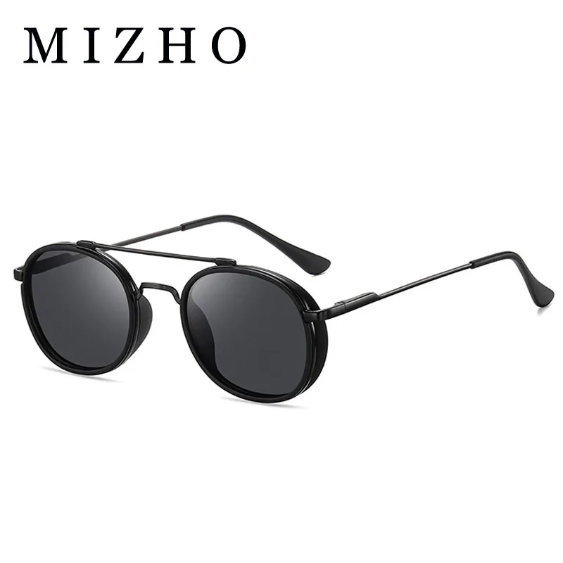 

MIZHO Trendy Oval Celebrity Sunglasses Women Polarized Brand Design Luxury High Quality UV400 Original Sun Glasses For Men Retro