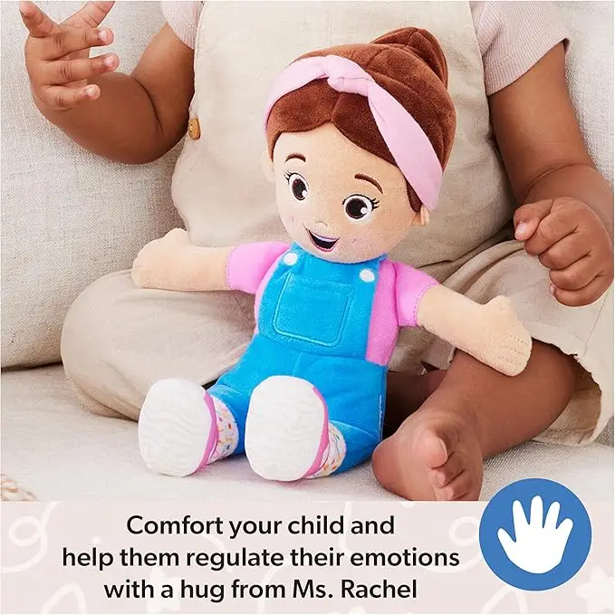 

Cartoon Ms Rachel Doll Toys Soft Stuffed Speak Singing Pillow Baby Toddler Sleeping Plush Doll Birthday Gifts for Girls Boys