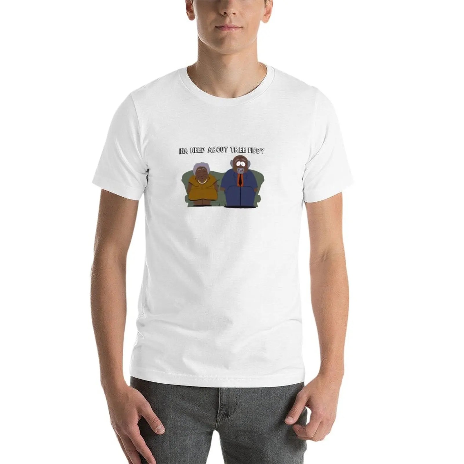 South Park- Ima Need About Tree Fiddy T-Shirt Plus Size Simple Casual Top view 3