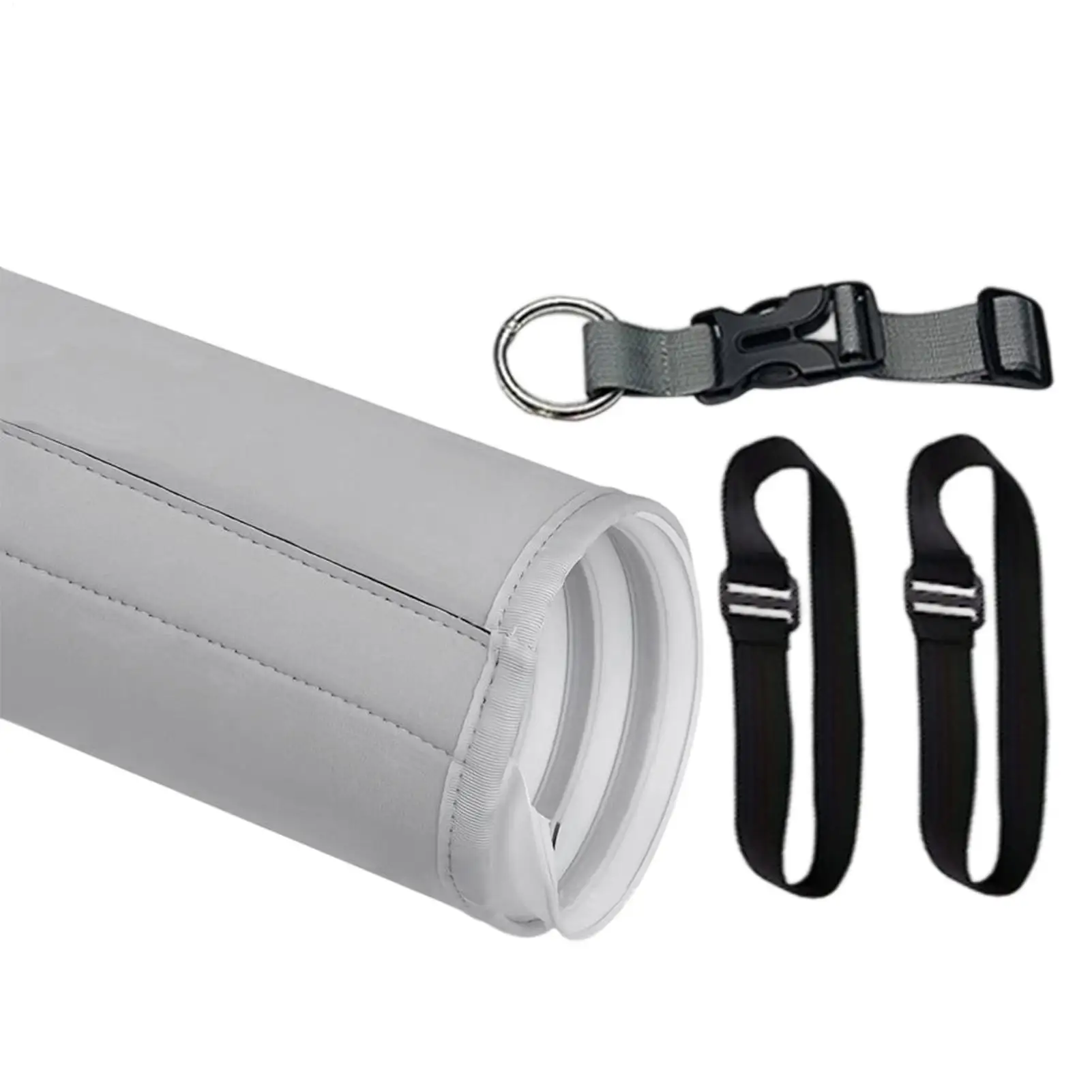 Manguera de aire acondicionado, funda aislante, cubierta aislante de manguera de CA portátil, cubierta de ventilación de conducto a prueba de polvo, accesorios de tubo de escape