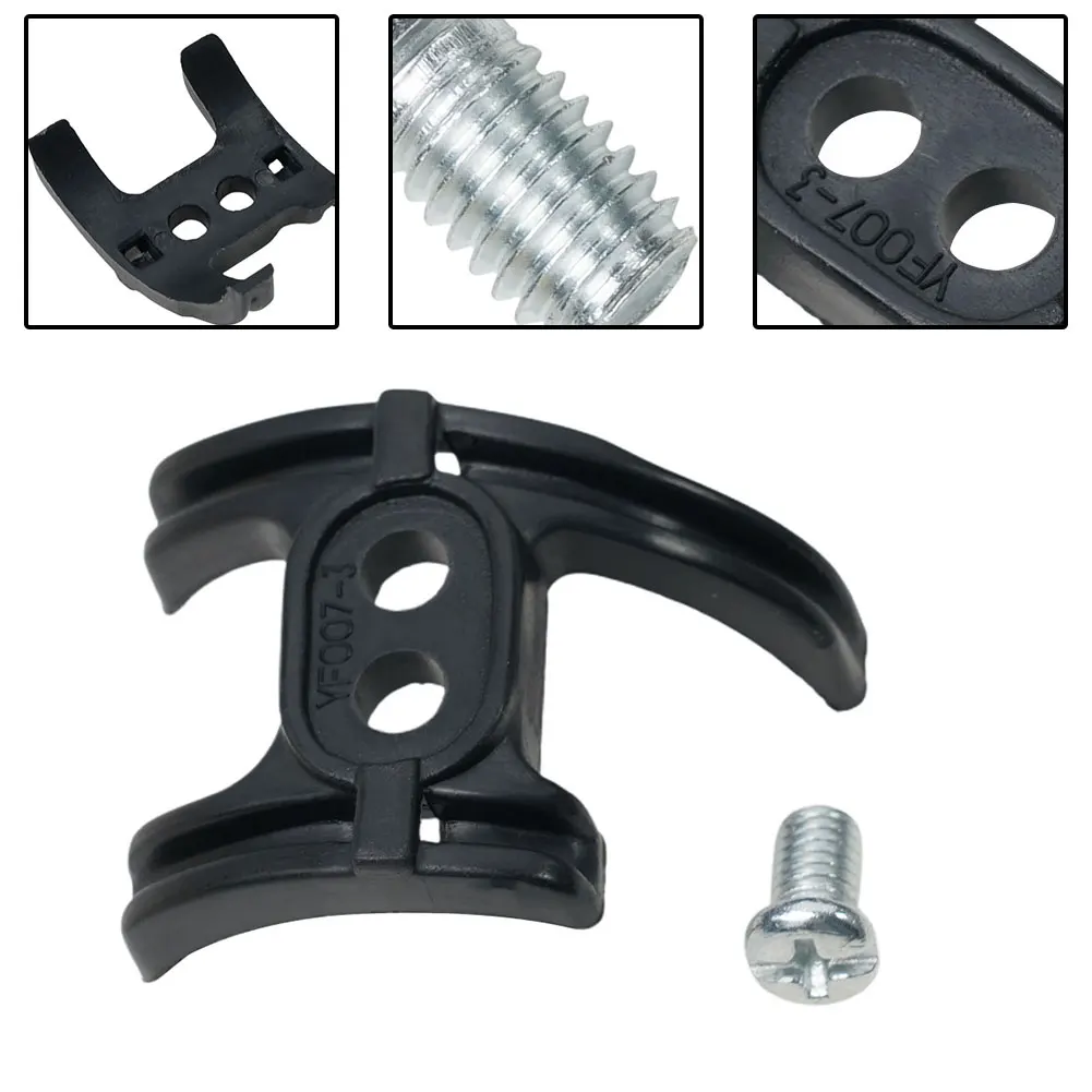 1Pc Bike Shifter Gear Cable Guide For Under Bottom Bracket With Fixing Screw Plastic Metal Anti-Wear Part For Cycling