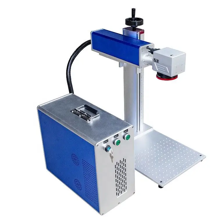 Desktop Portable 20W 30W 50W 100W Fiber  Marking Engraving Machine