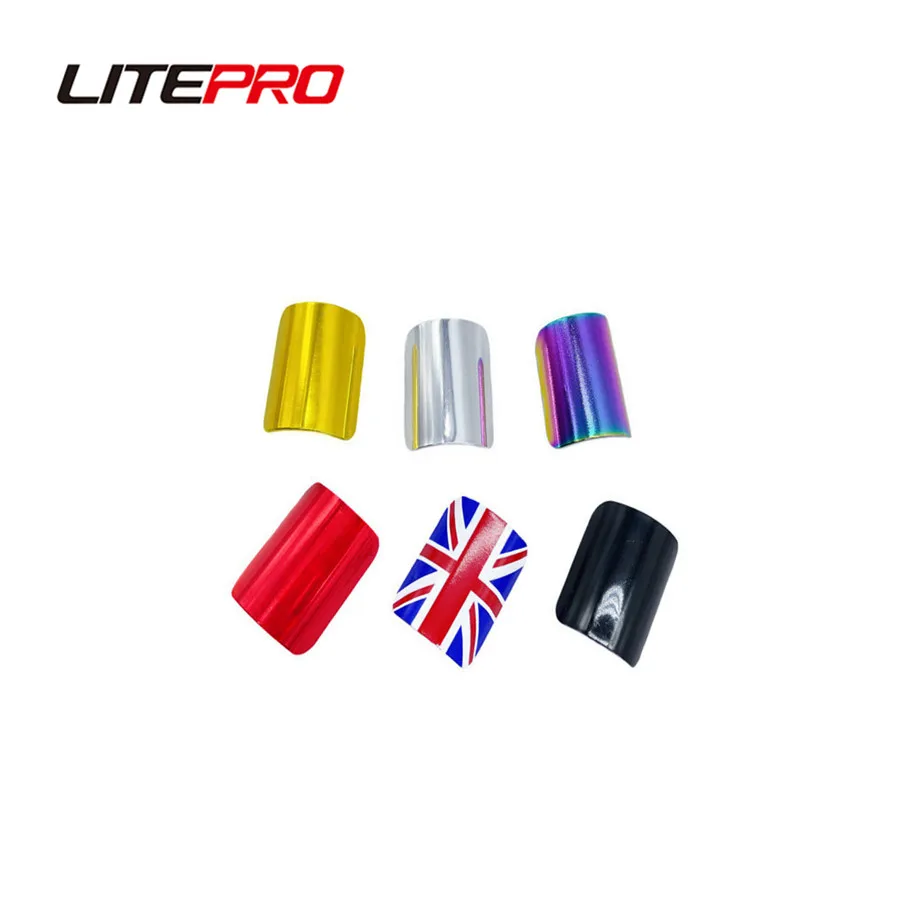 Litepro Folding Bike Rear Fork Frame U Shape Protector Stickers Bicycle Frame Self-stick Protective Film For brompton