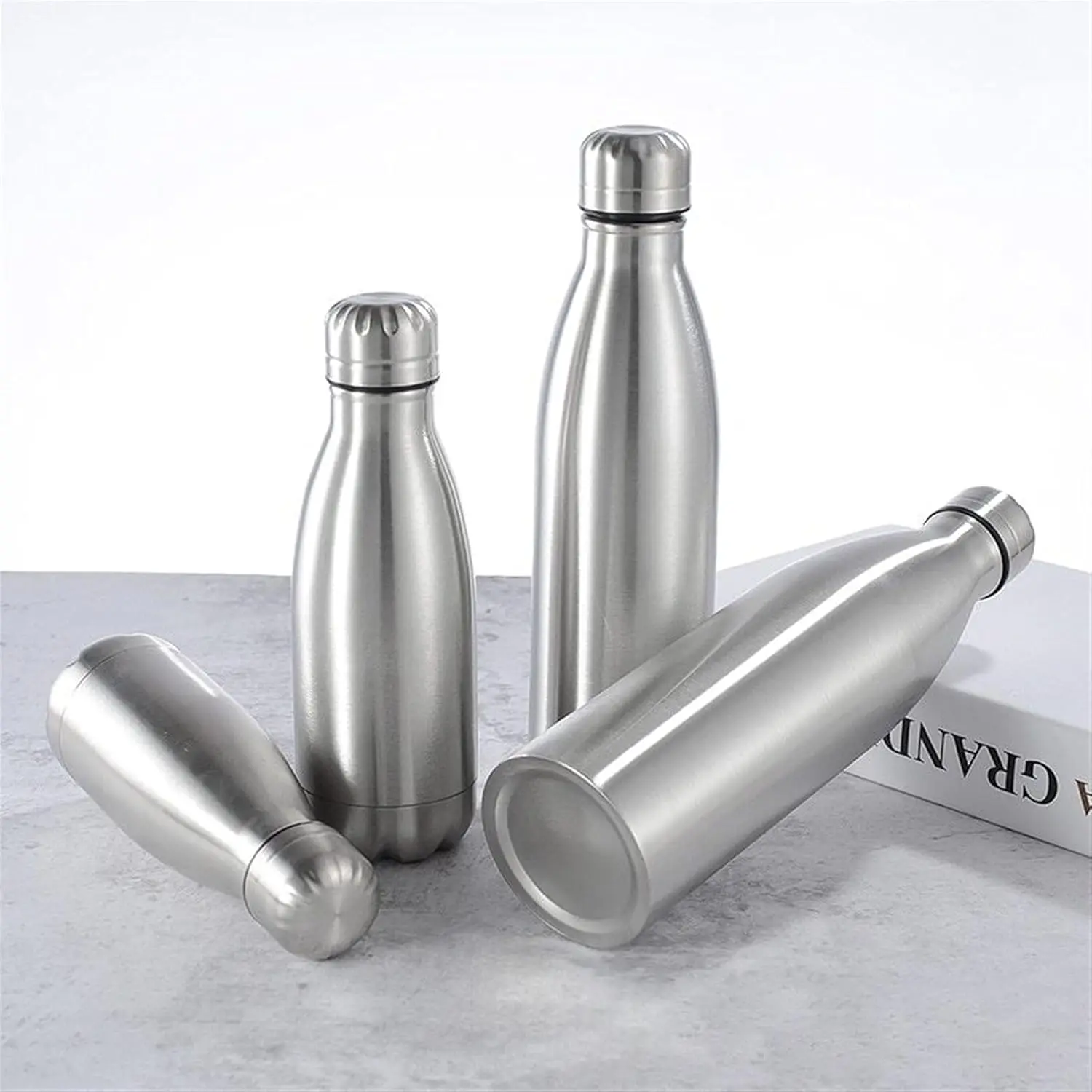 Insulated Flask Sports Water Bottle Stainless Steel Water Bottle Portable Water Drinking Bottle Sports Cycling Drinkware Gifts