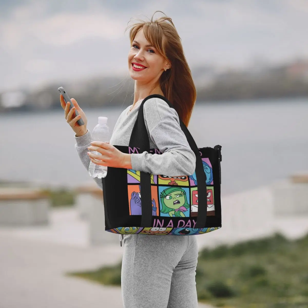 Bolso de mano personalizado para mujer, bolsa grande de viaje, ideal para ir al gimnasio, la playa