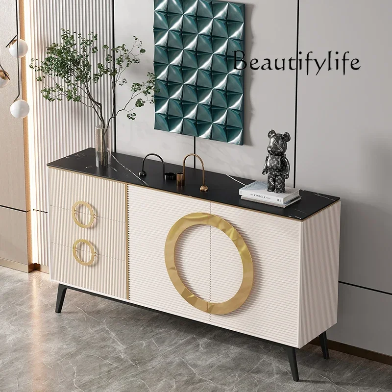 

A Light Luxury Entrance Foyer Decoration Dining Side Cabinet Simple Modern Home Shoe Cabinet Household Storage Partition