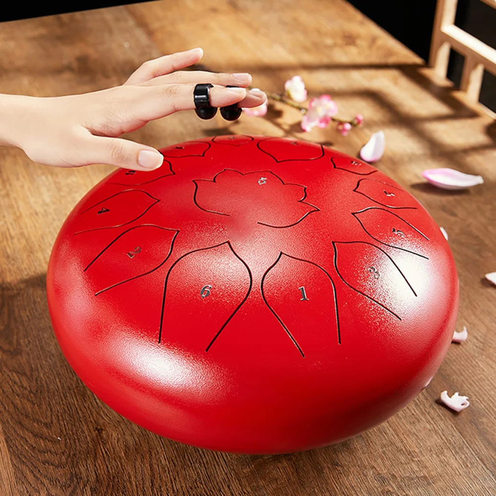 

8pcs Ethereal Drum Finger Covers Organic Silicone Reusable Percussion Instrument Accessories Handpan Finger Sleeves For Steel