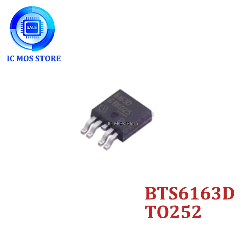 

5PCS BTS6163D 6163D Automotive computer board transistor TO252 package