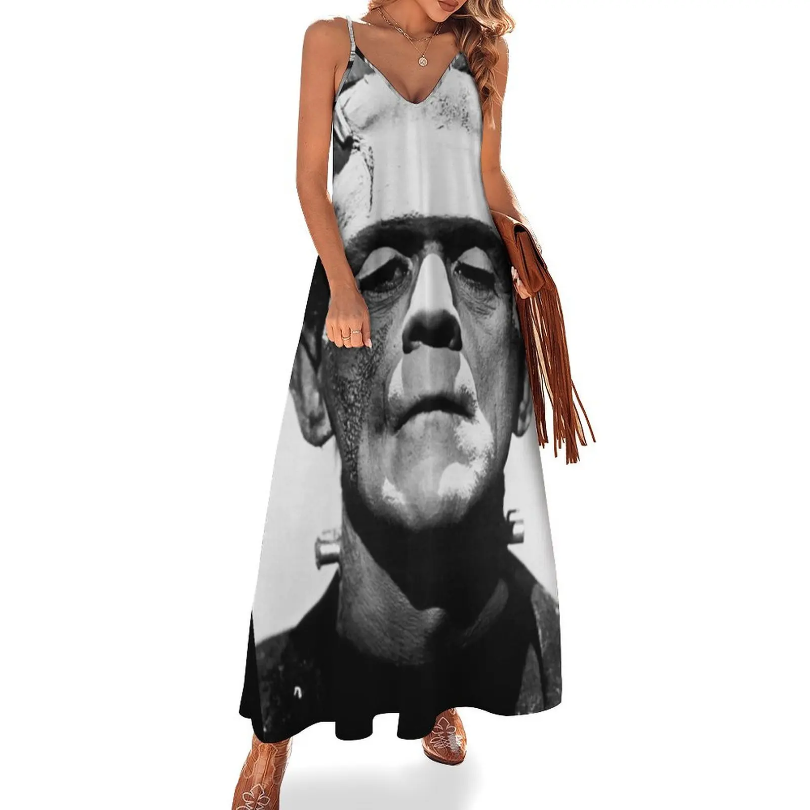 Classic Frankenstein Sleeveless Dress dress Dresses for wedding party