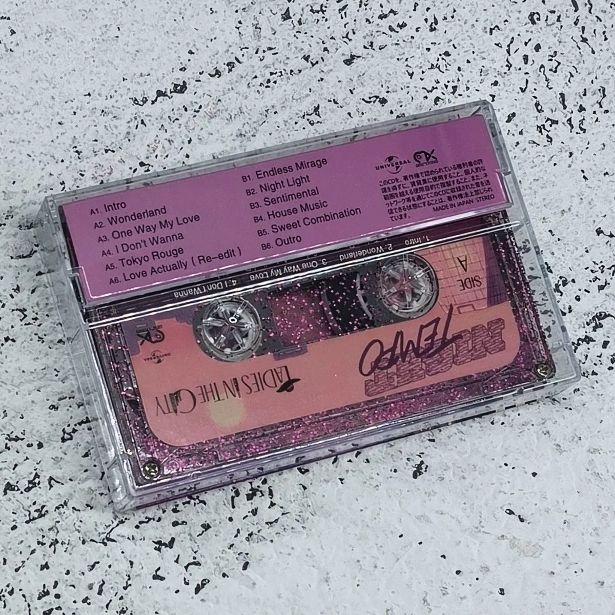 Retro Vaporwave Night Tempo Music Tape LADIES IN THE CITY Album Steam Wave Cassette Cosplay Walkman Car Recorder Soundtracks Box