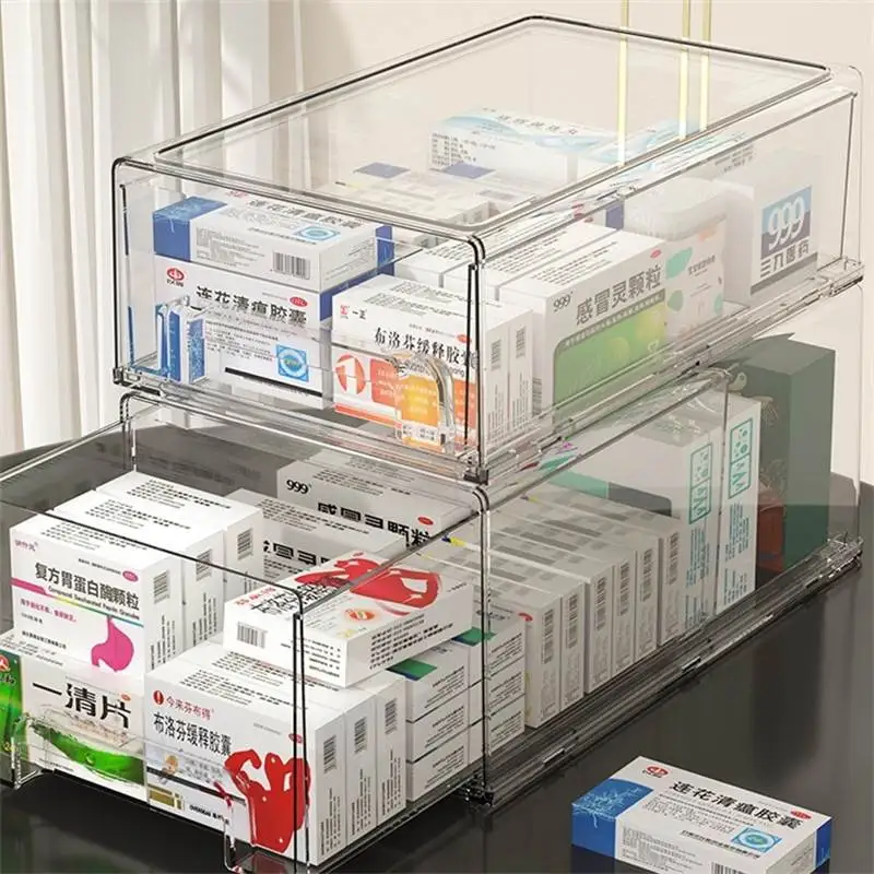 boite-a-medicaments-en-acrylique-der-sle-grande-capacite-transparente-anti-poussiere-multicouche-usage-domestique-organisateur-de-rangement-de-bureau-de-luxe