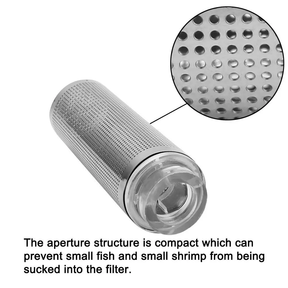 Edelstahl-Garnelentankfilter-Einlass-Schutznetz – Aquarium-Anti-Saug-Netzhüllen-Zubehör – Detail 6
