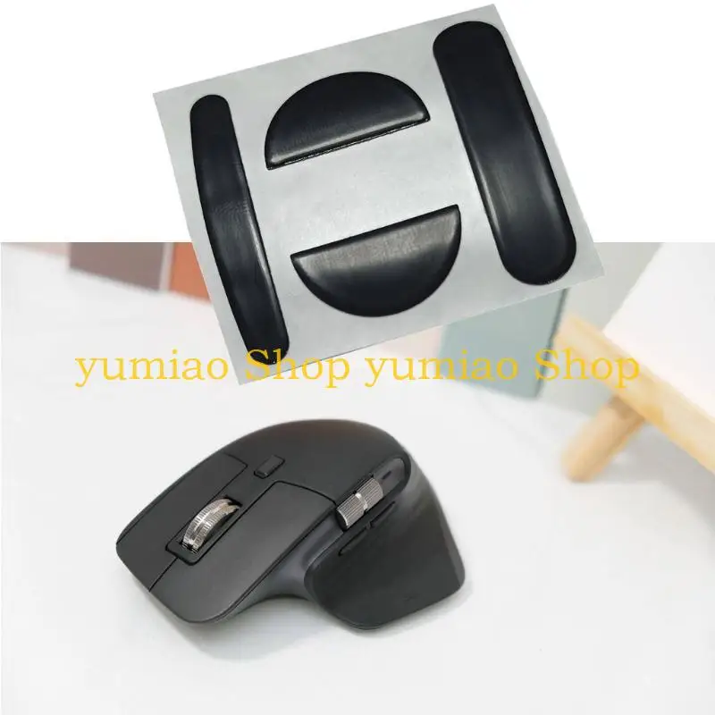 587B 1 conjunto adesivos mouse pretos para MX 3 contém 1 almofada desinfetante