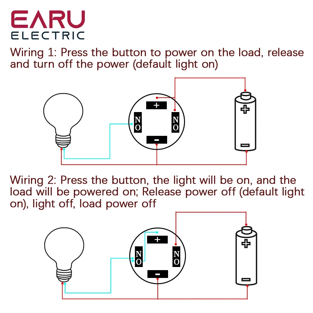 12mm High Round Waterproof Momentary Stainless Steel Metal Push Button Power Switch LED Light Shine Car Horn 3V 6V 12V 24V 220V