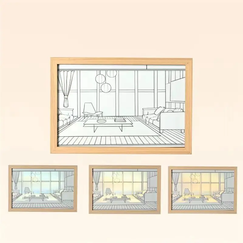 

A36R световая картина, декоративная настольная лампа, брелок, светодиодный маленький ночник, подарок на день рождения, подарки для девочек S