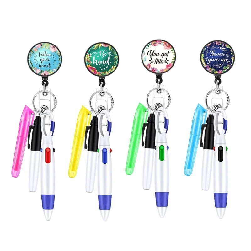 YQ Professional Nurse Pen Set Easy Clip On Portable Nurse Accessories Writing Instruments Perfect for Clinical Settings