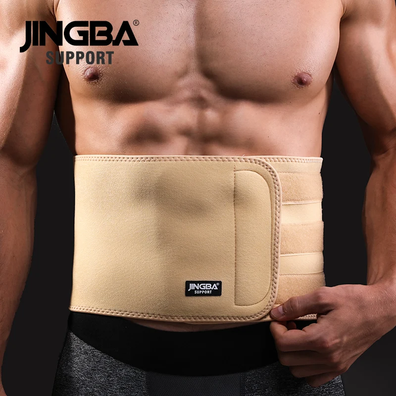 JINGBA SUPPORT Back Waist Support Waist Trimmer Slim Fit Abdominal Waist Sweat Belt Sports Safety Sports Protective Gear