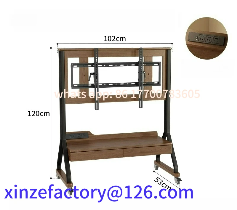 

Customizable LXC Solid Wood TV Mobile Stand TV Stand Living Room Mobile Storage TV Cabinet