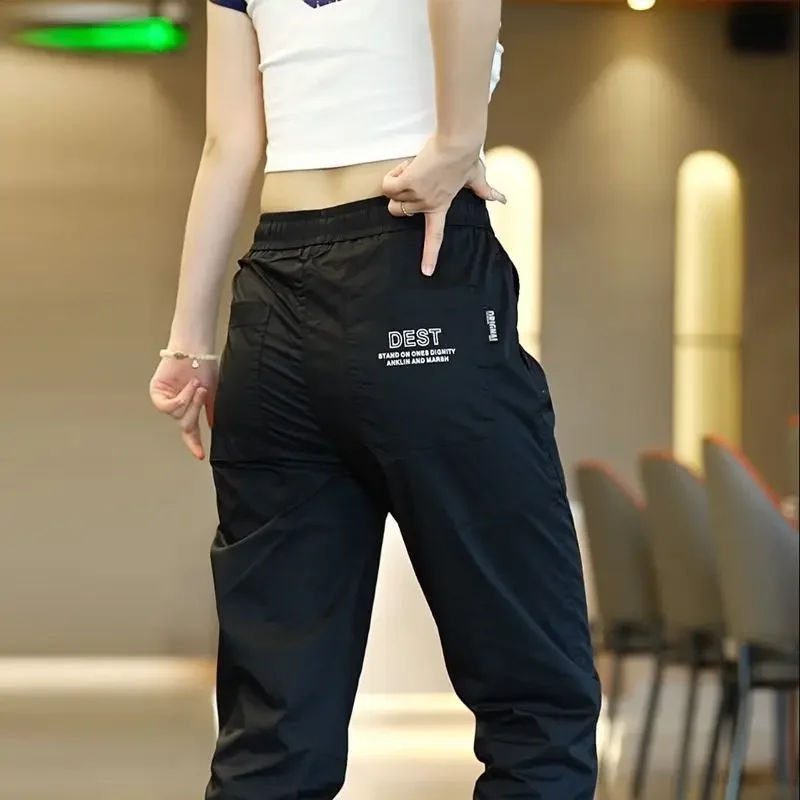 Baggy Male Trousers Loose Summer Thin High Quality Cotton Fashion 2024 Men's Casual Pants Regular Fit Plus Size Trend Cheap Long