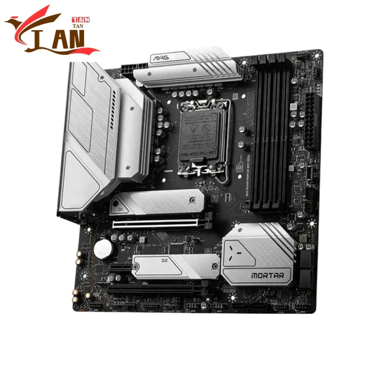 

For MAG B660M MORTAR WIFI DDR4 Motherboard 128GB M.2 HDMI LGA 1700 DDR4 Micro ATX B660 Mainboard 100% Tested Fully Work TAN
