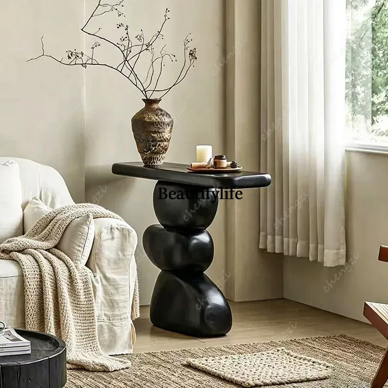 32 Oriental Minimalist Console Table Tall Small Japanese Designer Console Table Classic Antique Meuble Salon Furniture Home