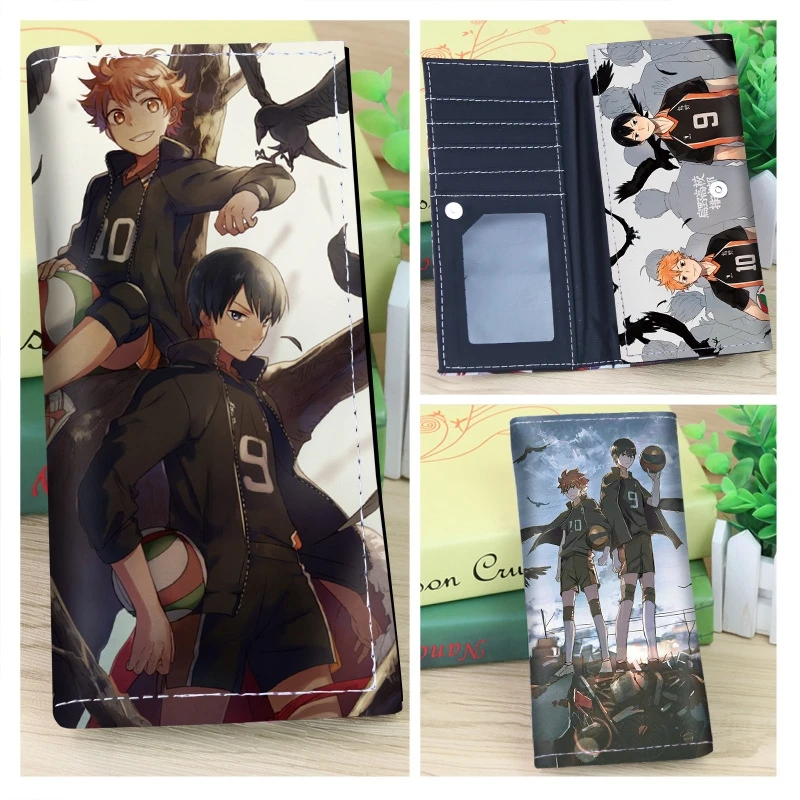 

Haikyuu!! Shoyo Hinata Tobio Kageyama Cosplay Wallet Canvas Bag Drawstring Bags Pencil Case Scarf Cartoon Anime Decorate Ambitus