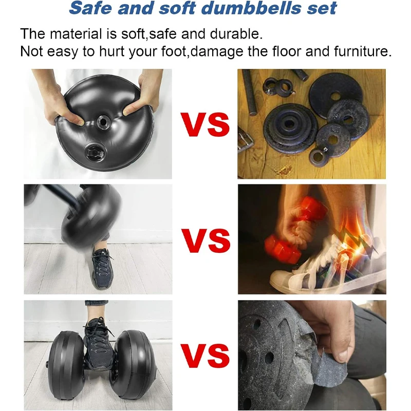 8-10kg Dumbbell Weights Musculation Exercise Equipment Halters Water Dumbbells Kettle Fitness Sport Mancuernas Home Gym Corssfit