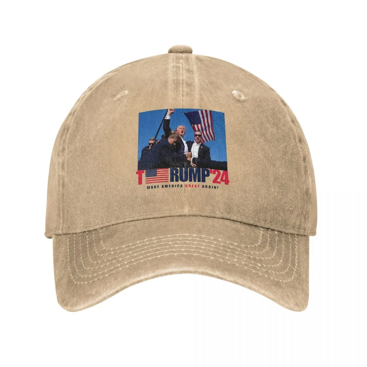 God Bless President Trump Baseball Cap For Men Women Shooting at Donald Trump Rally Fashion Hip Hop Dad Hats