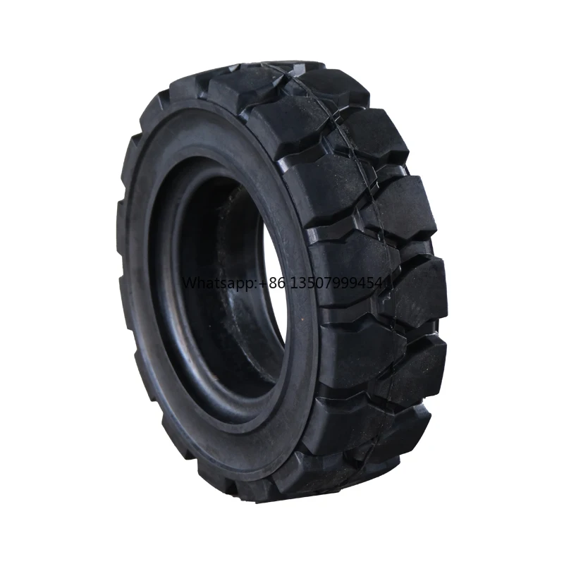 

Solid Tire Spare Parts for Forklift 5.00-8 Natural Tire High Specification Bearing Strength