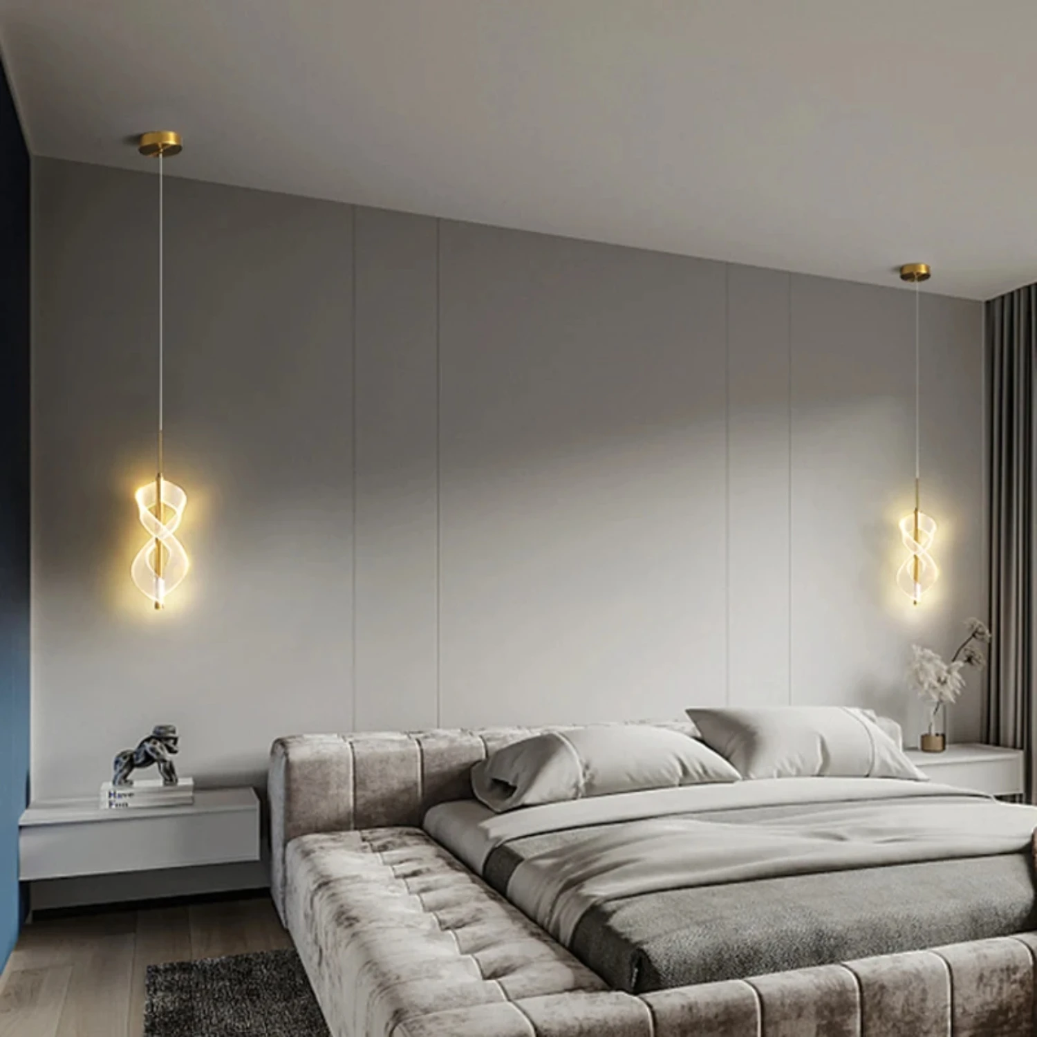 Nový přepychový, sloh, a moderní severská LED přívěsek světel pro elegantní ložnice a žití pokoj decoration. tahle vynikající, stylis