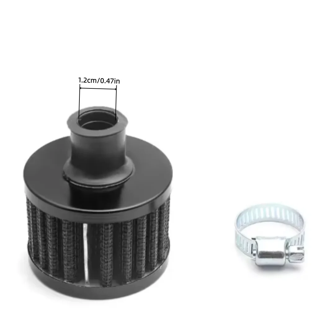 1pc 12mm Universal Interface Air Filter Motorcycle Cold Air Intake Breather Filter High Flow Crankcase Suitable for motorcycle A image 6