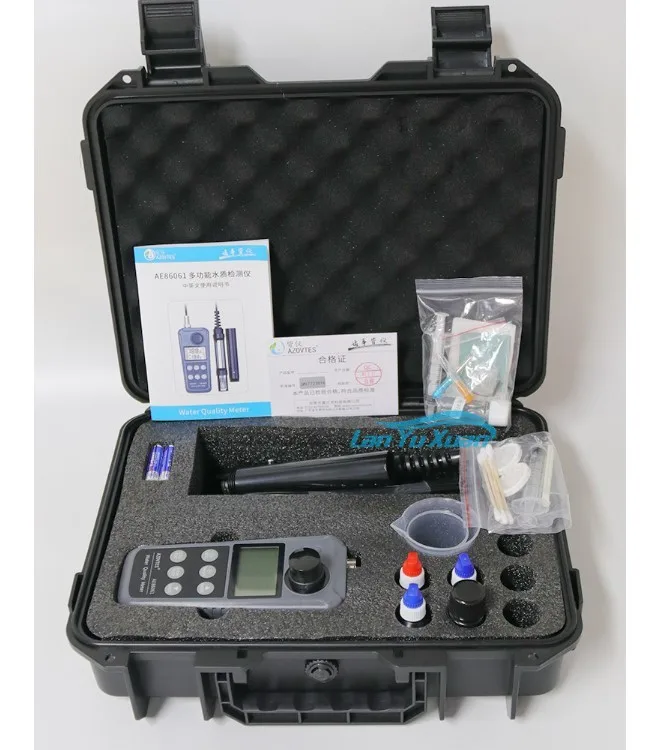 

AE86061 NH -N Ammonia Nitrogen Multi Test Fish Shrimp Farm Multiparameter Do PH Water Kit Meter Er in Pool
