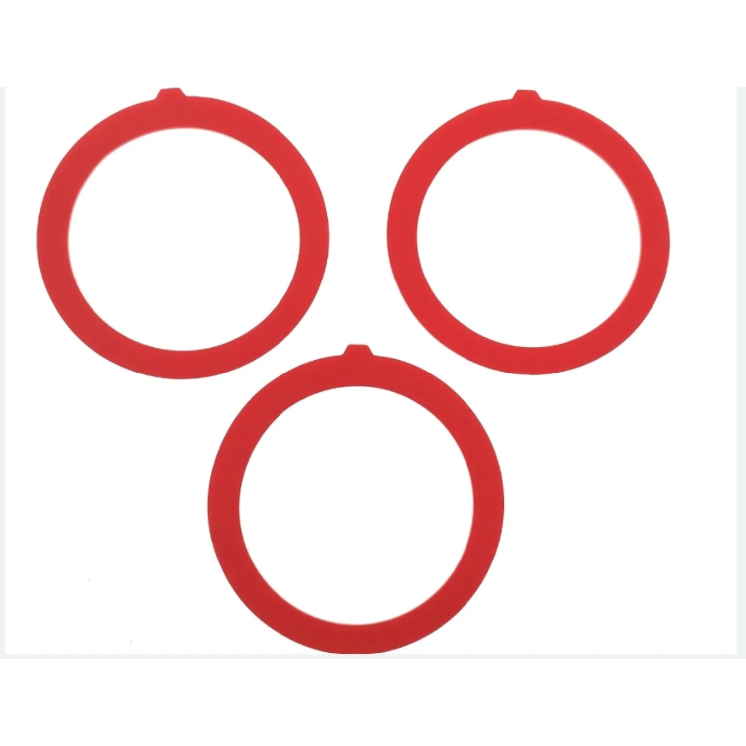 

Toilet Flush Valve Seal Gasket Replacement Parts Compatible with Kohler Red Color Silicone Material 3-Pack Tank