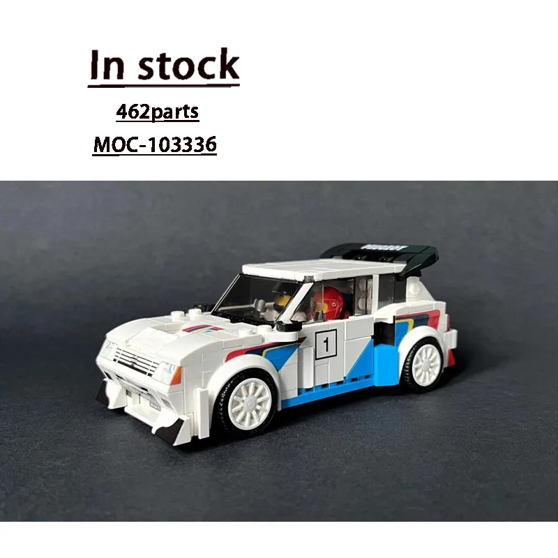 

MOC-103336 Новый классический городской спортивный гоночный автомобиль, модель строительного блока, 462 детали, игрушка-конструктор на день рождения для мальчиков и детей