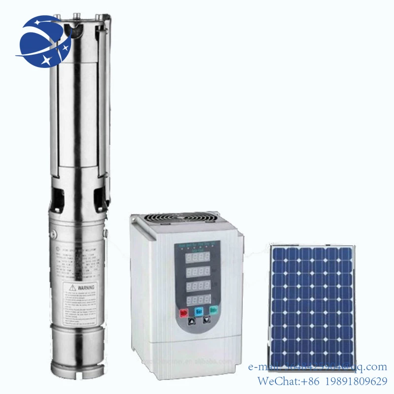 

YYHCsolar power dc brushless submersible deep well water pump borehole irrigation pump system for africa