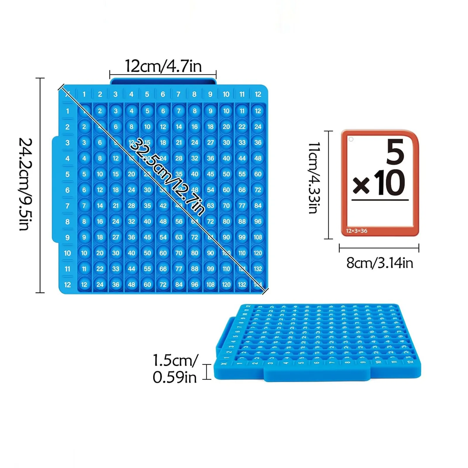 Cartões flash de matemática + placa de matemática, cartões flash de multiplicação, calculadora manual de matemática, jogos de matemática, brinquedos para crianças, aumenta a inteligência